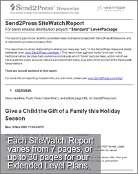 Send2Press SiteWatch Reports