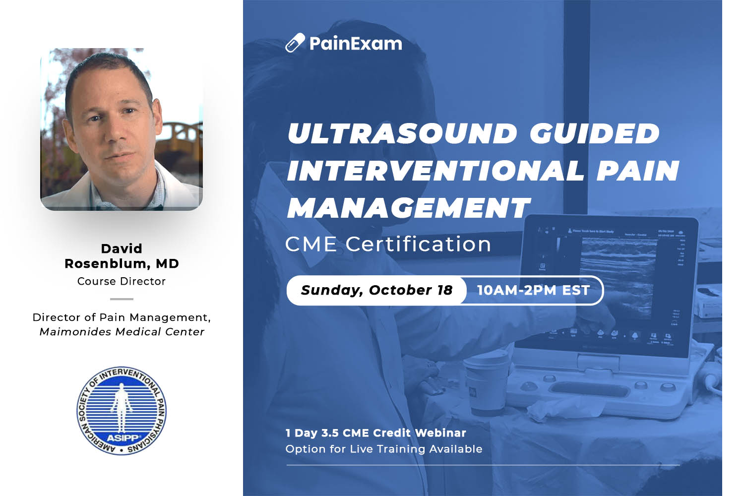Launches New Ultrasound Interventional Pain Management CME