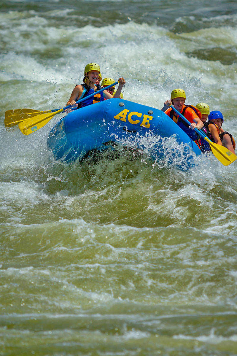 The First Rafting Trip Of The New River Gorge National Park Rafting Season At Ace Adventure Resort