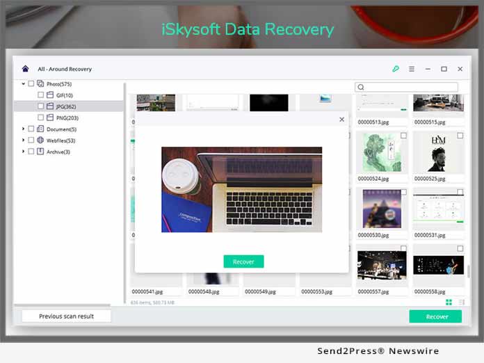 iSkysoft Data Recovery 2019