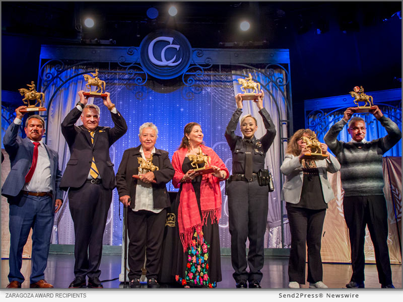 Zaragoza Award recipients were recognized for their contributions to the Mexican community