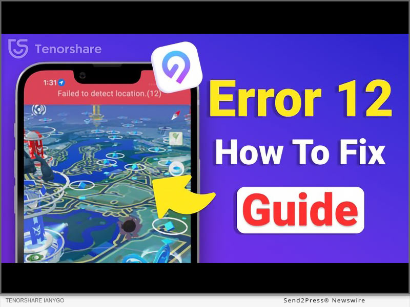 Tenorshare iAnyGo - Error 12 How to Fix Guide