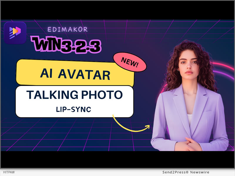 Newswire: HitPaw Edimakor Win v3.2.3 Unveils Exciting New AI Avatar and Talking Photo Features with Lip Sync