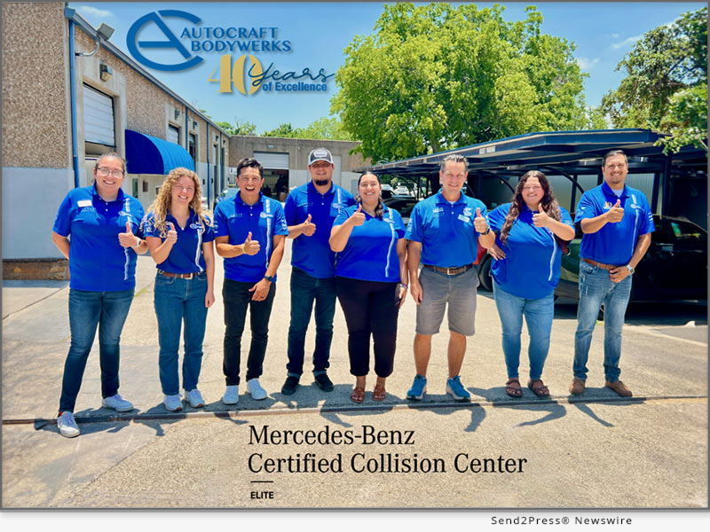 Newswire: Autocraft Bodywerks Is Certified For Mercedes-Benz Collision Repair!