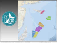 Map showing the six offshore-wind lease areas in the New York Bight region off the coast of New Jersey and New York. Source: BOEM.