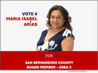 Maria Isabel Arias, Candidate for San Bernardino County Board of Education, Area C