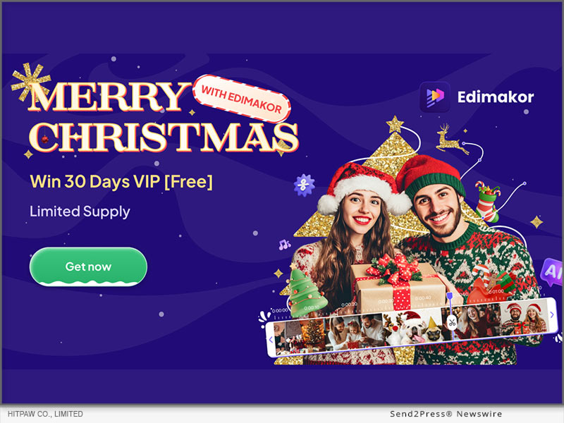 HitPaw Edimakor Unwraps a Festive Treat: Christmas Event Launched with ...