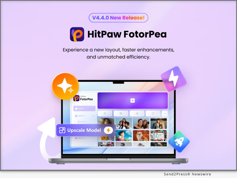 HitPaw FotorPea (Photo Enhancer) V4.4.0 is a Game-Changer in Image Enhancement with Advanced Performance and Design