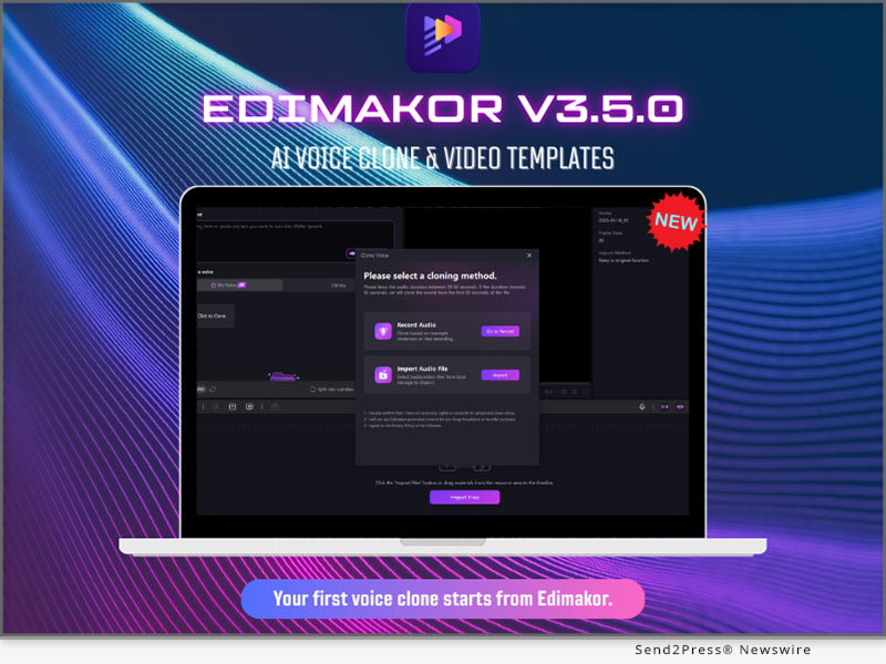 HitPaw Edimakor V3.5.0 Revolutionizes Creativity with AI Voice Clone and Video Templates