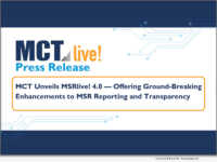 Mortgage Capital Trading (MCT) Unveils MSRlive! 4.0